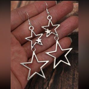 Fashionable Simple Multicolor Hollow Out Star Earrings For Men & women’s